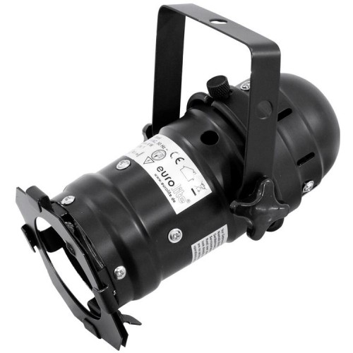 Eurolite LED PAR-16 spot černý, 1x3W LED, 3200K