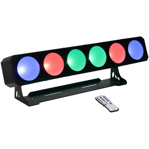 Eurolite LED BAR 6x30W COB RGB DMX, světelná lišta
