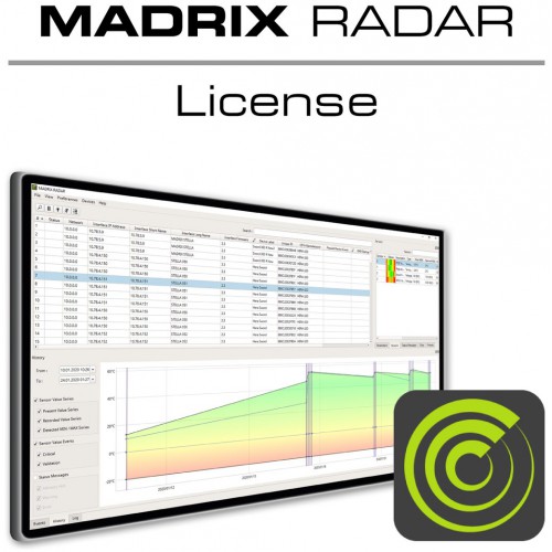 MADRIX RADAR fusion small max. 32 RDM zařízení