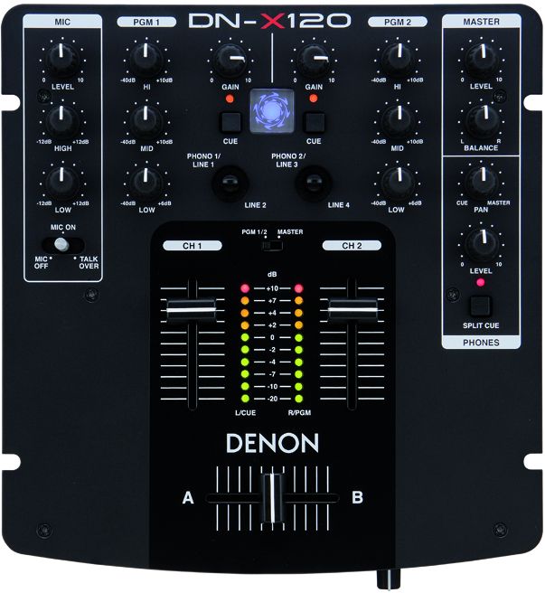 Denon DJ-DN-X120 DJ-2-kanálový stolní mix pult