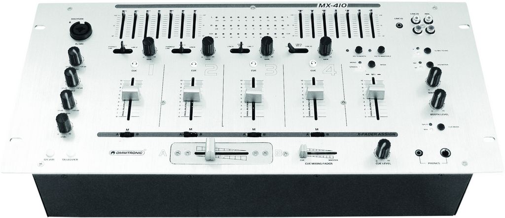 4+1 kanálový mix pult Omnitronic MX-410