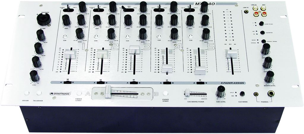5+1 kanálový mix pult Omnitronic MX-540