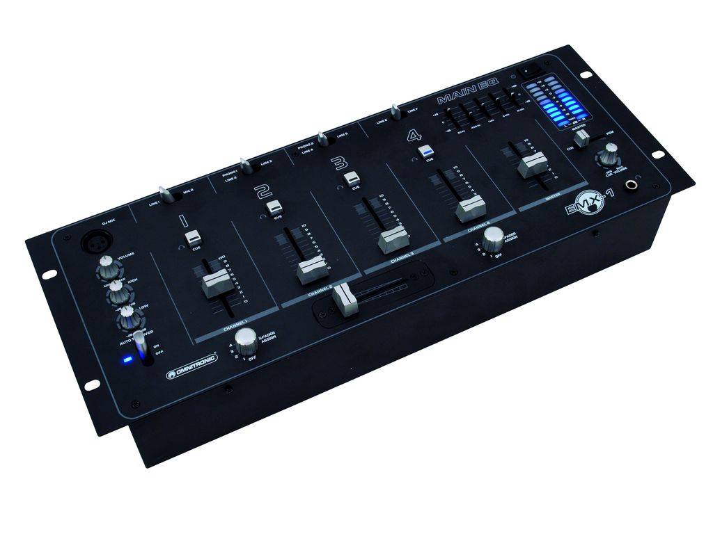 Omnitronic EMX-1, 4-kanálový mix