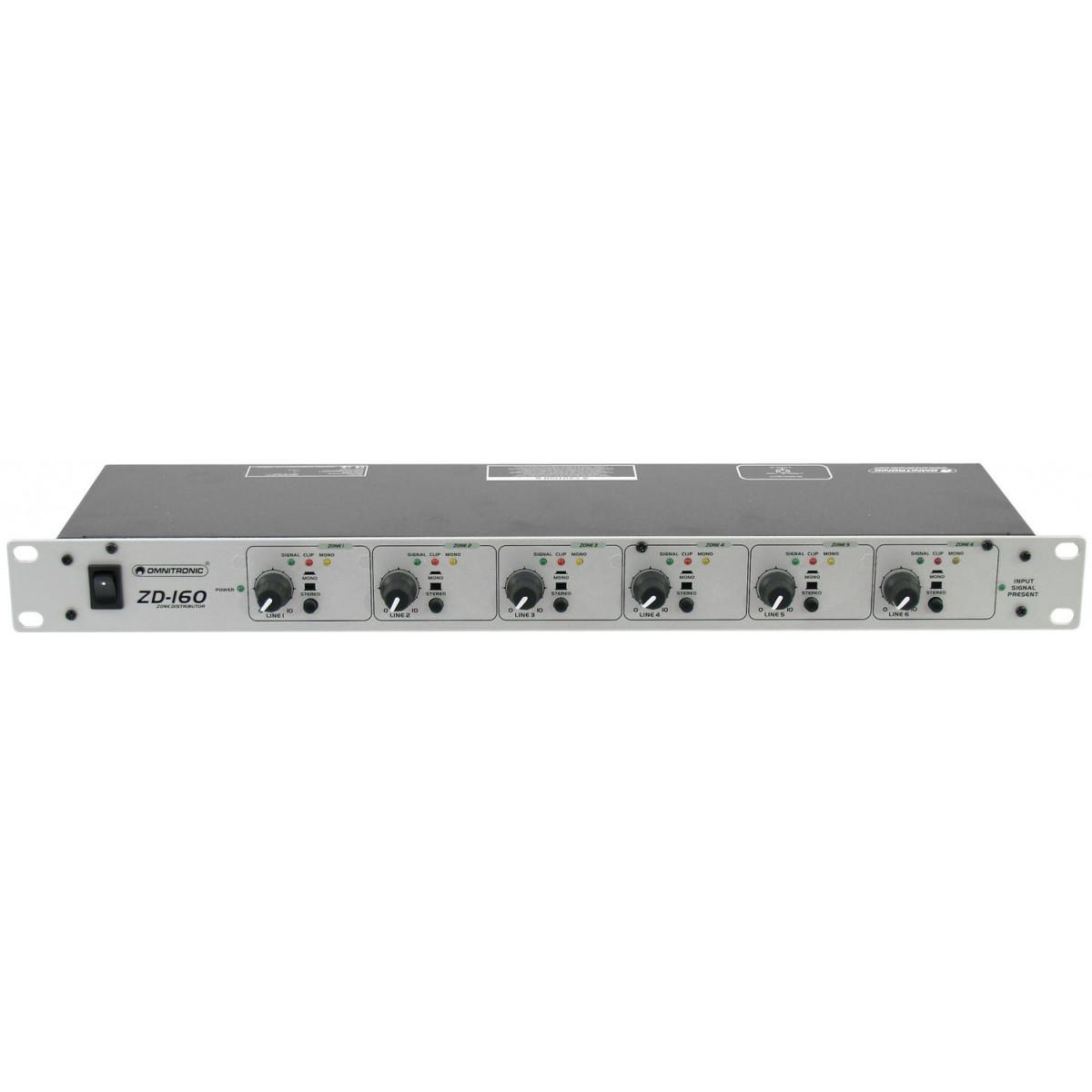 6 zónový distributor Omnitronic ZD-160