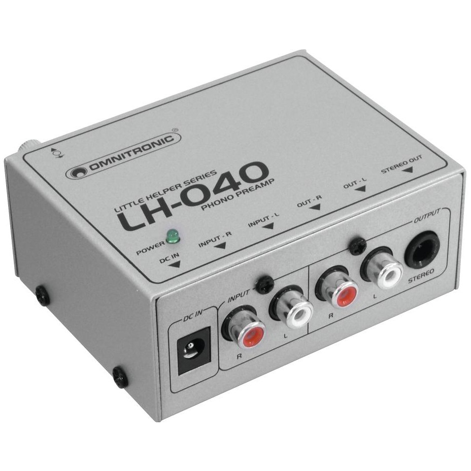 Gramofonní předzesilovač Omnitronic LH-040