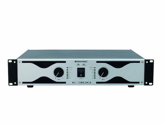 Stereo PA zesilovač s limiterem 4 Ohm 2x 150 W/8 Ohm 2x 100 W
