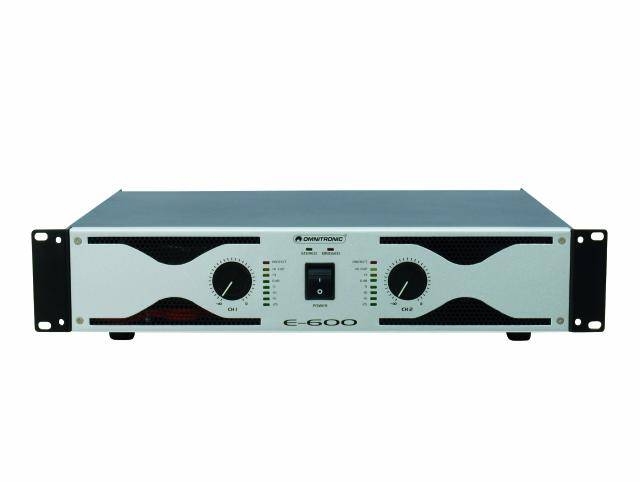Stereo PA zesilovač s limiterem 4 Ohm 2x 300 W/8 Ohm 2x 200 W
