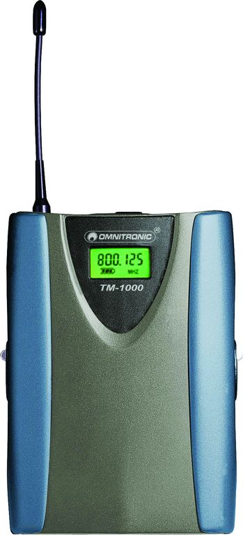 Opaskový mikrofonní vysílač pro mikrofony UHF (790 - 814 MHz)