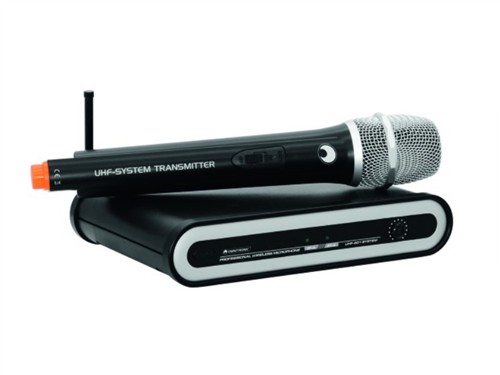 Omnitronic UHF-201 bezdrátový mikr. 1 kanálový, 863.010 MHz