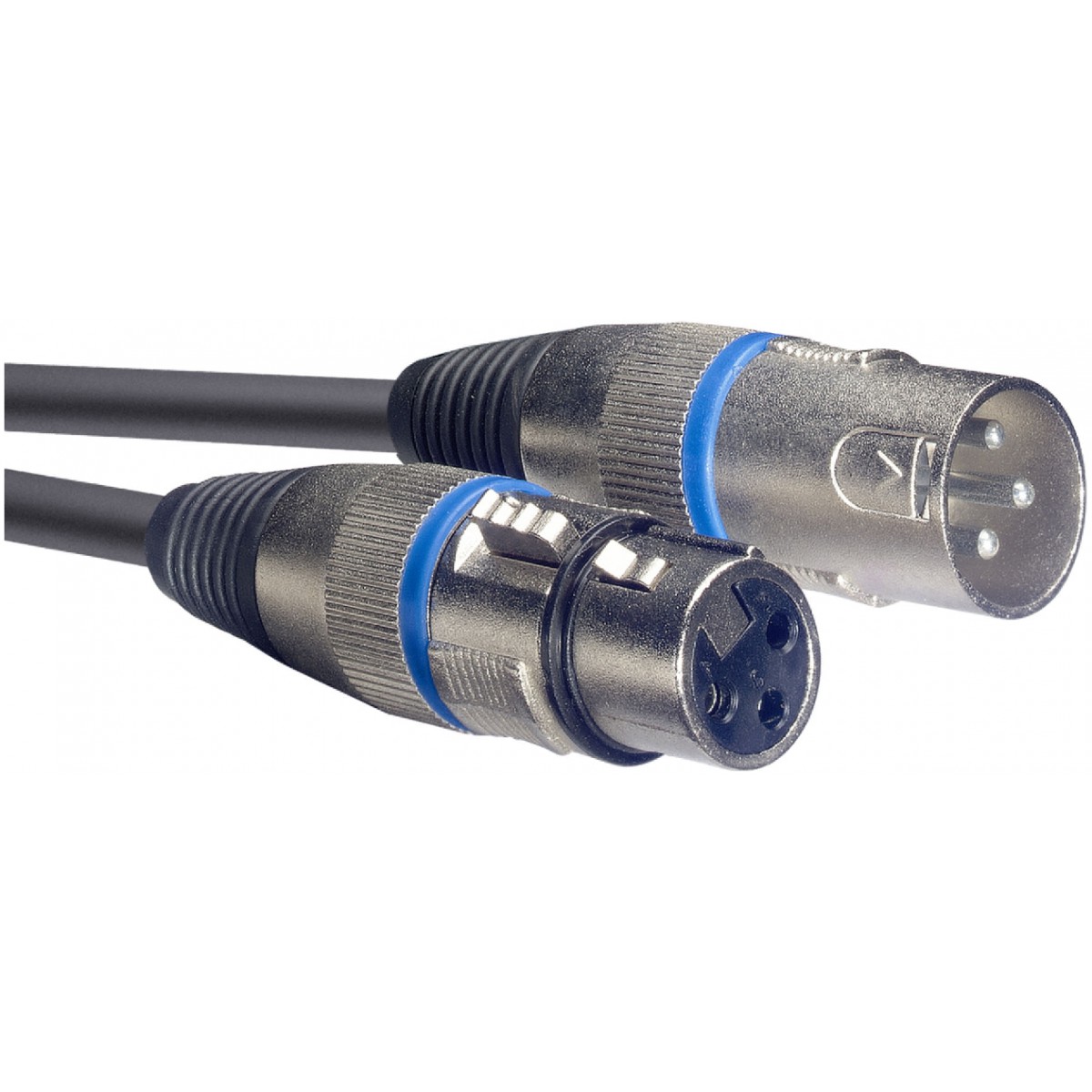 Stagg SMC10 BL Standardní mikrofonový kabel, XLR samec/samice, 10 m