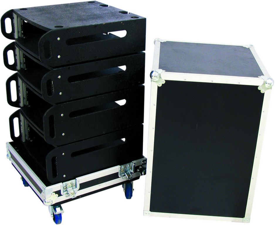 Transportní Case 19“, 565 x 600 x 1050 mm