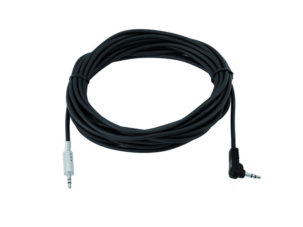 Kabel VKK35-15 2x Jack 3,5 stereo, rovný/rohový 1,5 m