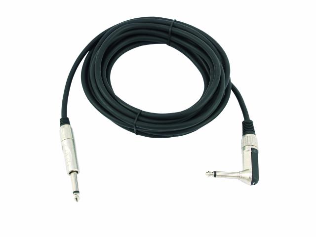 Kabel WGK-1000 2x Jack 6,3 mono, rohový/rovný 10 m
