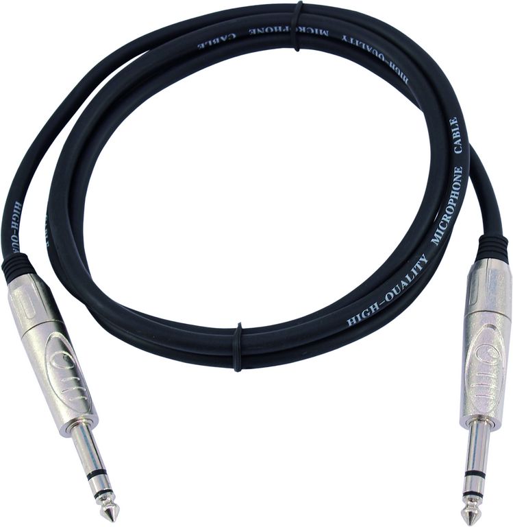 Kabel KS-15 2x Jack 6,3 stereo 1,5 m