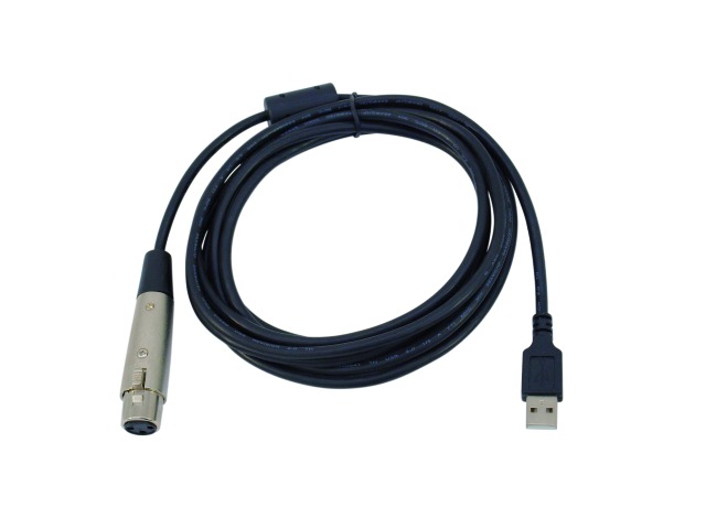 Kabel UX-30, USB/XLR adaptér, 3 m