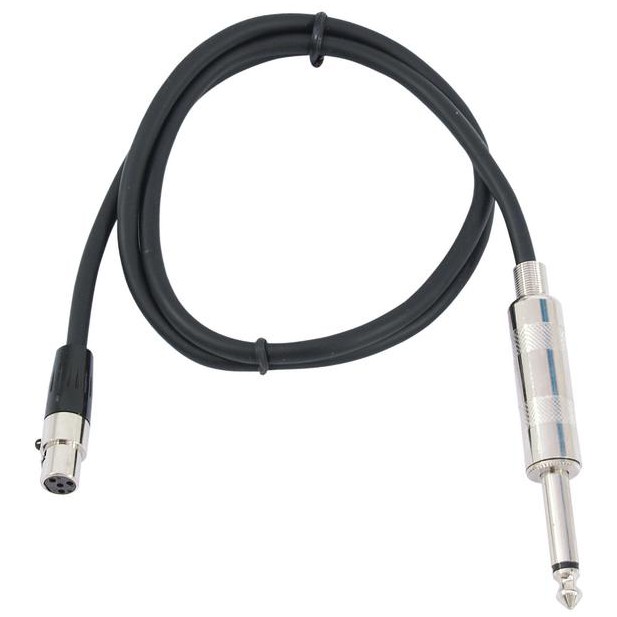 Kabel AC-08 mini XLR samice (4-pin) - Jack mono