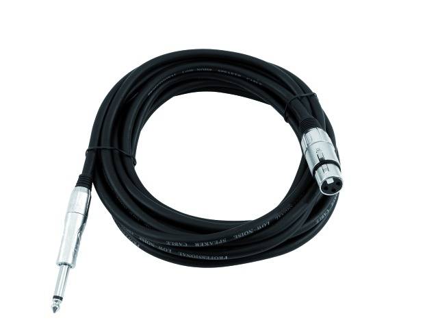 Repro kabel AC-215 XLR samice - Jack 6,3 mono, 10 m