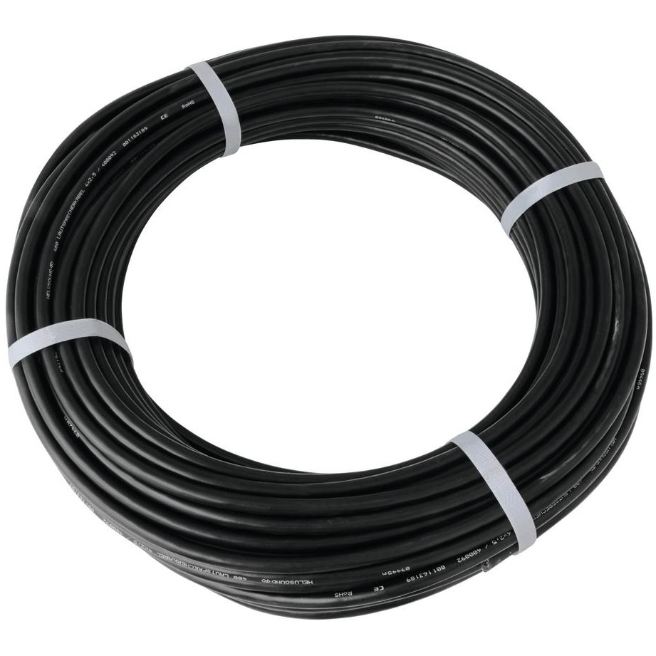 Kabel reproduktorový, 4x 2,5qmm, černý