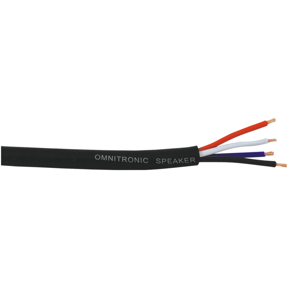 Kabel reproduktorový, 4x 4qmm, černý