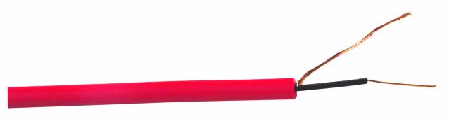 Omnitronic nástrojový kabel, 1x 0,22qmm stíněný, červený