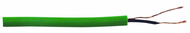 Omnitronic nástrojový kabel, 1x 0,22qmm stíněný, zelený