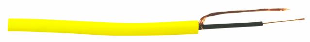 Omnitronic nástrojový kabel, 1x 0,22qmm stíněný, žlutý