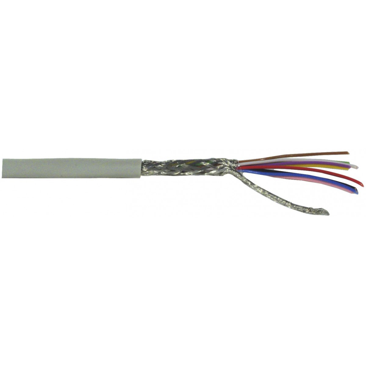 Kabel datový stíněný LiYCY 10x0.14 qmm, role 100m