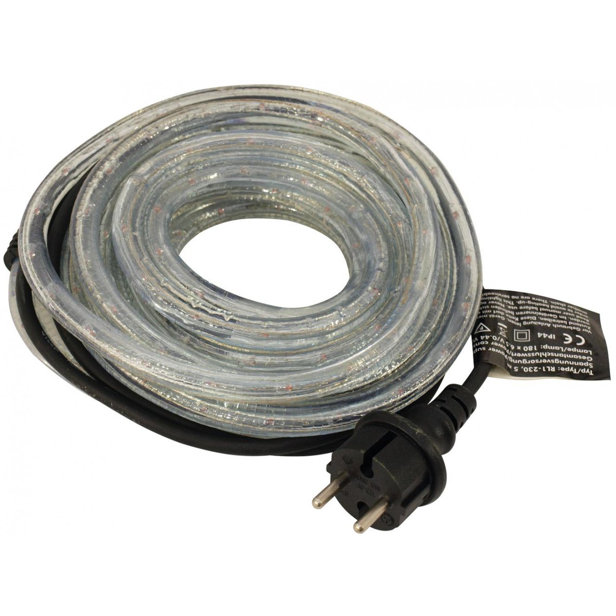 Světelný kabel, čirý, 5m