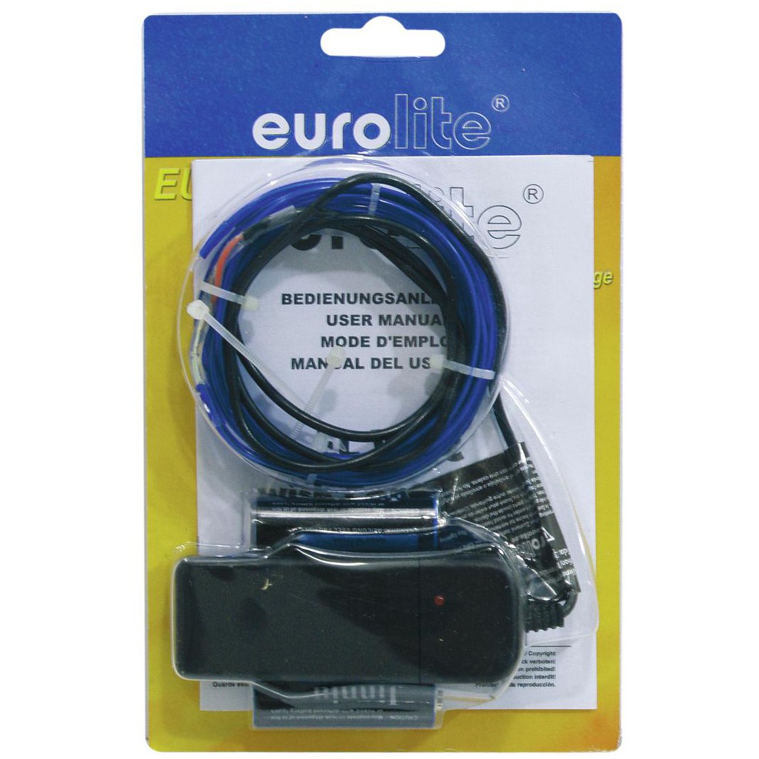 Eurolite neonový provázek 2mm, 2m, modrý