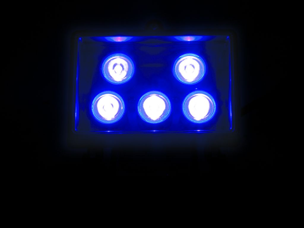 Eurolite LED FL-5 modrý 10° IP54