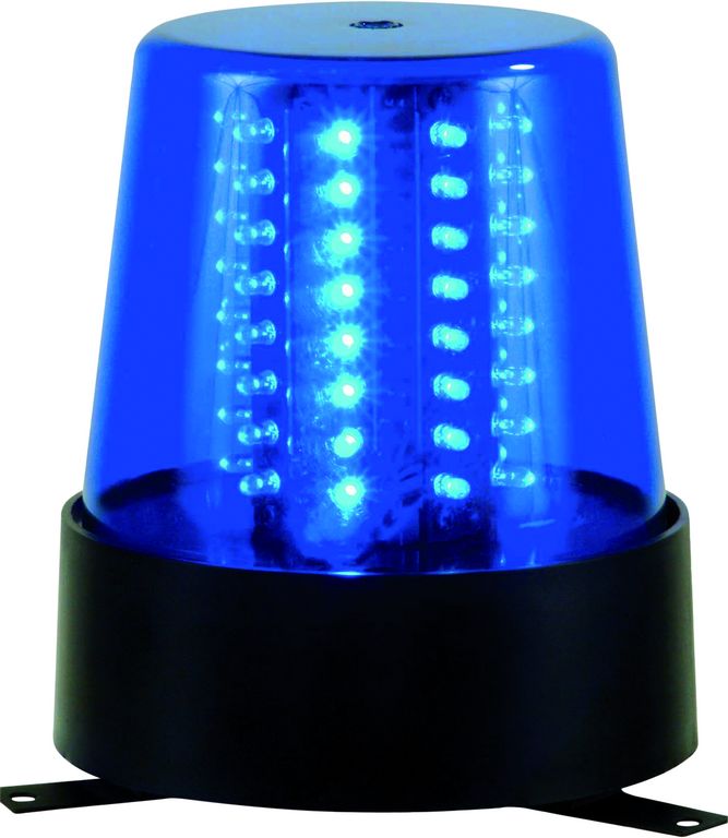 Eurolite LED policejní maják, 56 LED, modrý