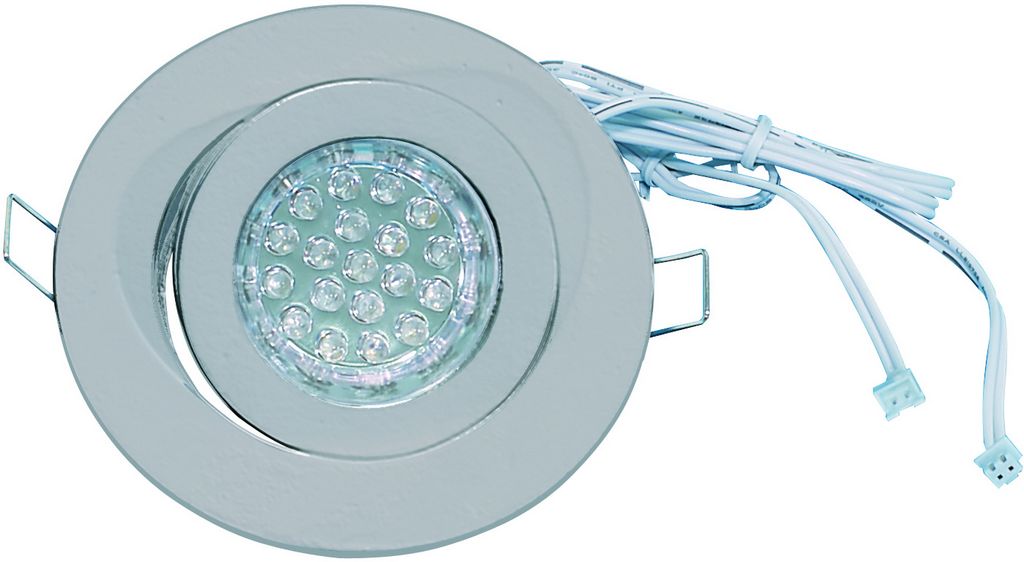 Eurolite LED DL-105-19-WH- stříbrné, bílé LED
