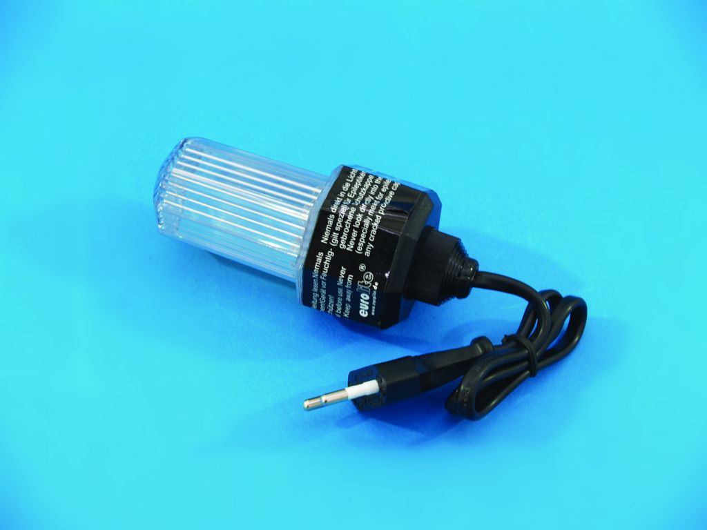 Eurolite LED-Strobe s napájecím kabelem, čirý