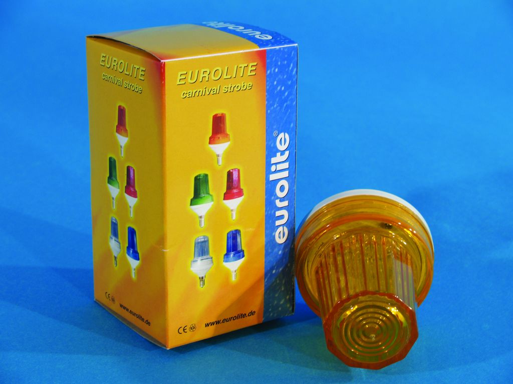 Eurolite LED-Strobe E-14, žlutý