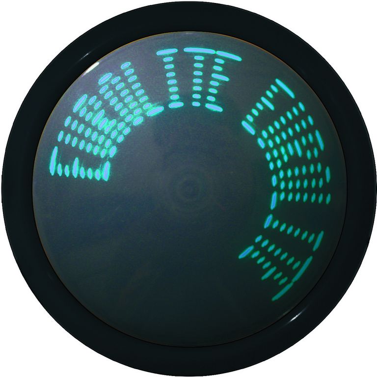 Eurolite LED reklamní textové disk, 230V, modrý