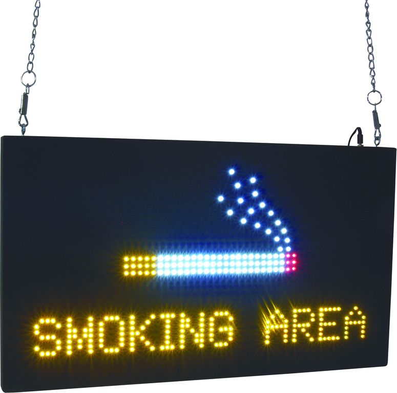 Eurolite LED poutač SMOKING AREA