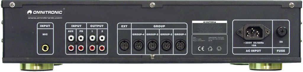 Konferenční mikrofonní zesilovač Omnitronic CPA-5200
