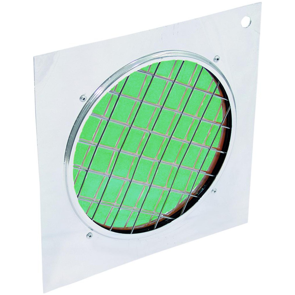 Dichrofiltr PAR-56 zelený, stříbrný rámeček