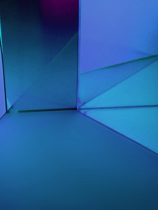 Dichro-filtr, 205x200x3mm, modrý