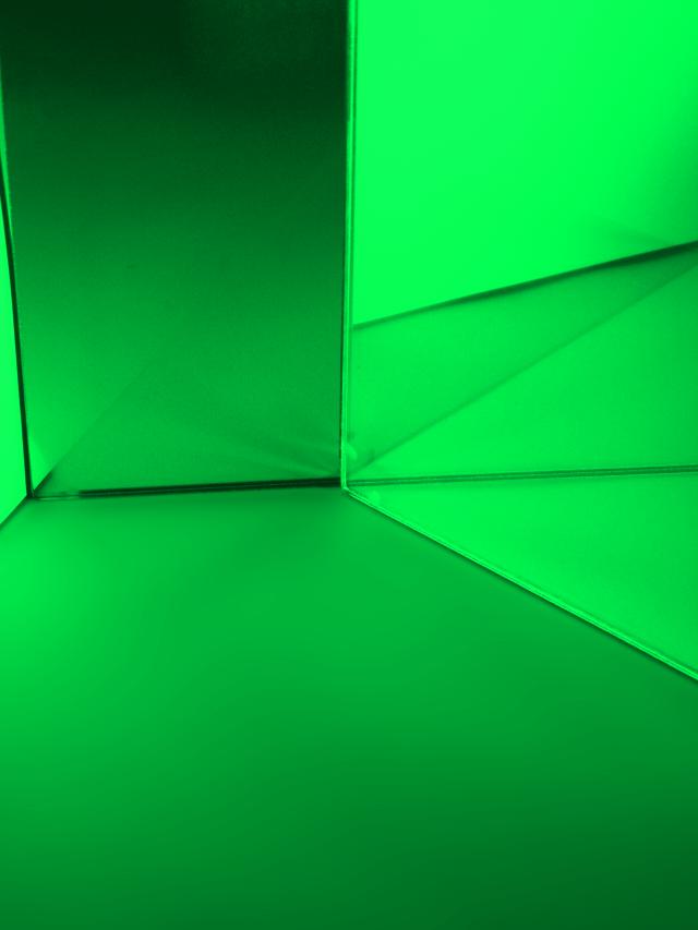 Dichro-filtr, 205x200x3mm, zelený