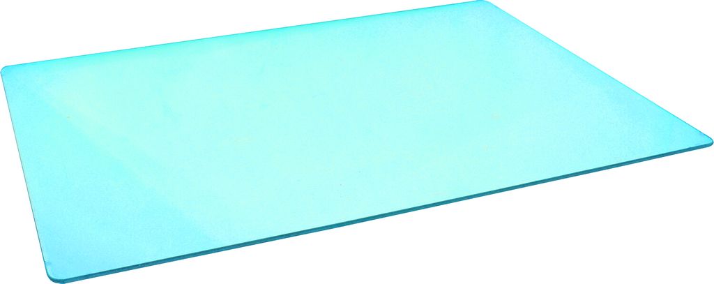 Dichrofiltr 530 x 390 x 4 mm, čirý, světle modrý
