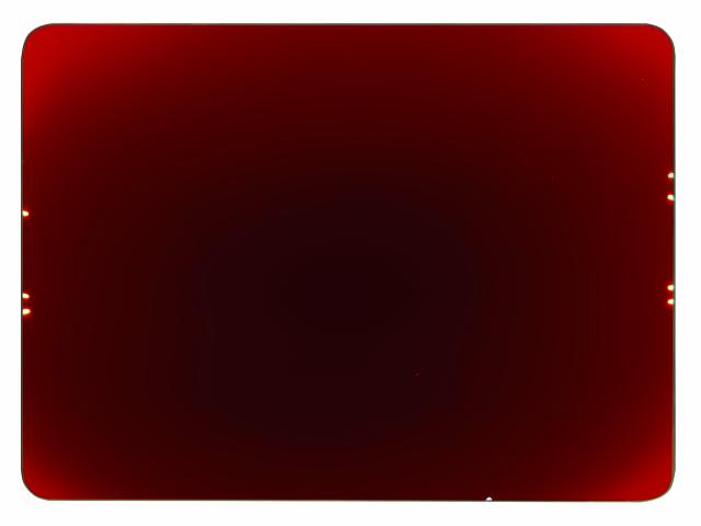 Dichrofiltr 530 x 390 x 4 mm, mléčný, červený