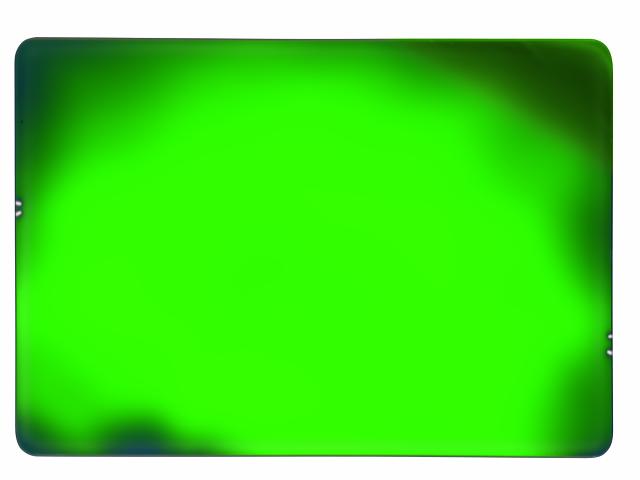 Dichrofiltr 530 x 390 x 4 mm, mléčný, zelený
