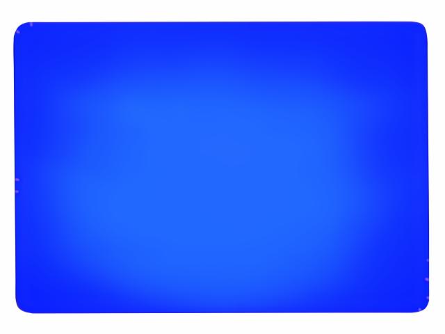 Dichrofiltr 258 x 185 x 3 mm, čirý, modrý