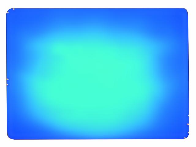 Dichrofiltr 258 x 185 x 3 mm, mléčný, světle modrý