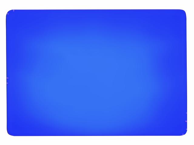 Dichrofiltr 258 x 185 x 3 mm, mléčný, modrý