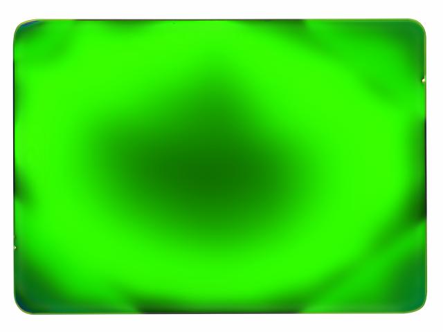 Dichrofiltr 380 x 285 x 3 mm, čirý, zelený