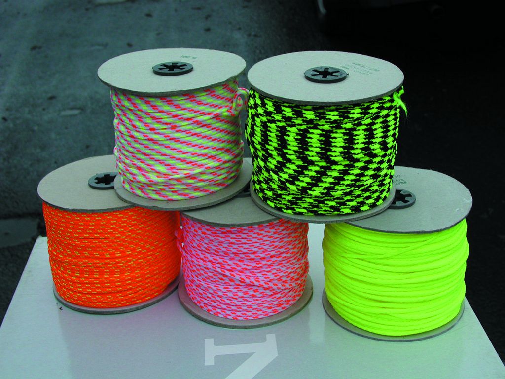 UV textilní šňůra 13050, černo-žlutá