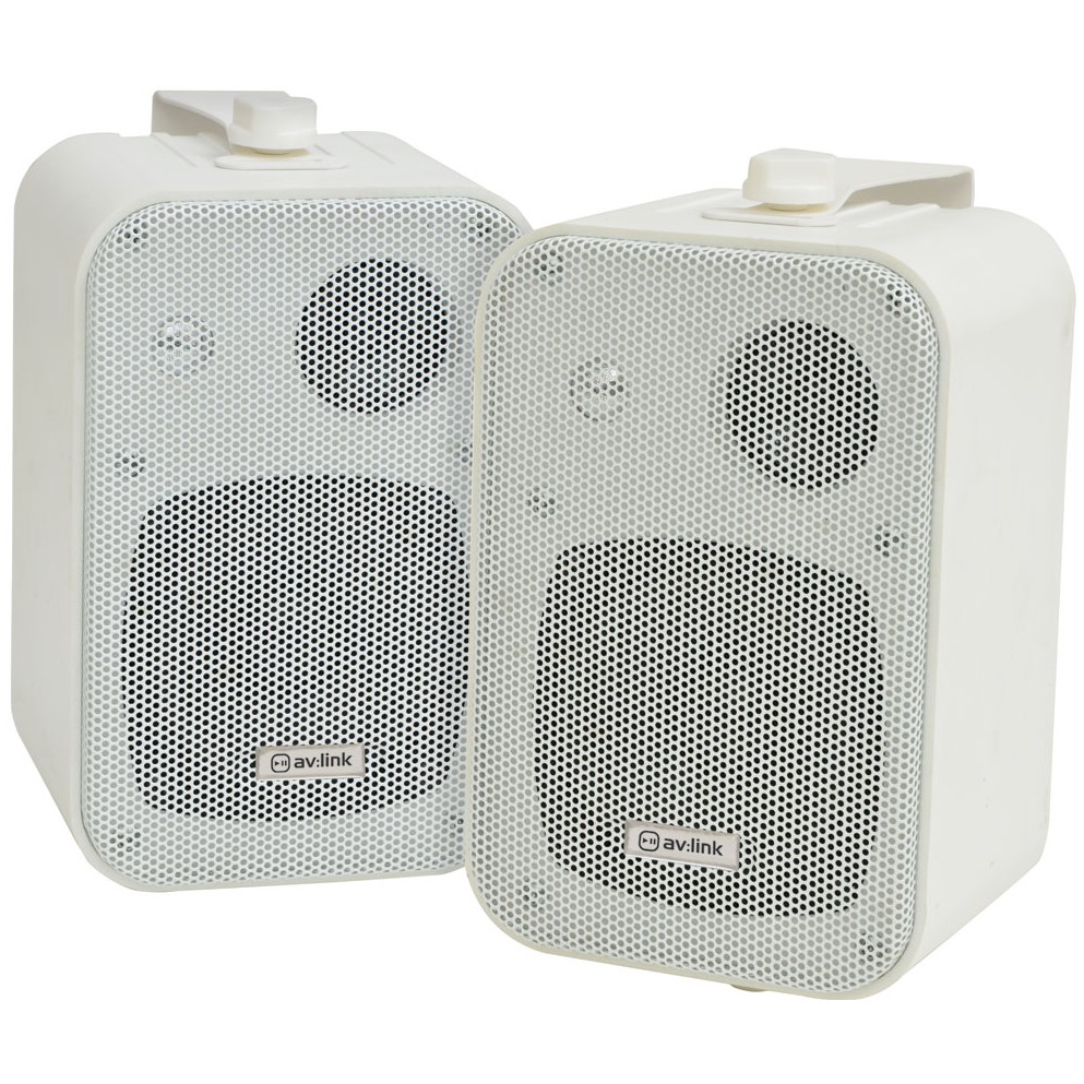 AV:link B30-W, nástěnné 4" reproduktory, 30W, bílé