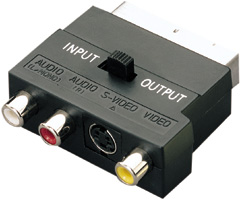 Scart adaptér, S-Video/audio In/Out